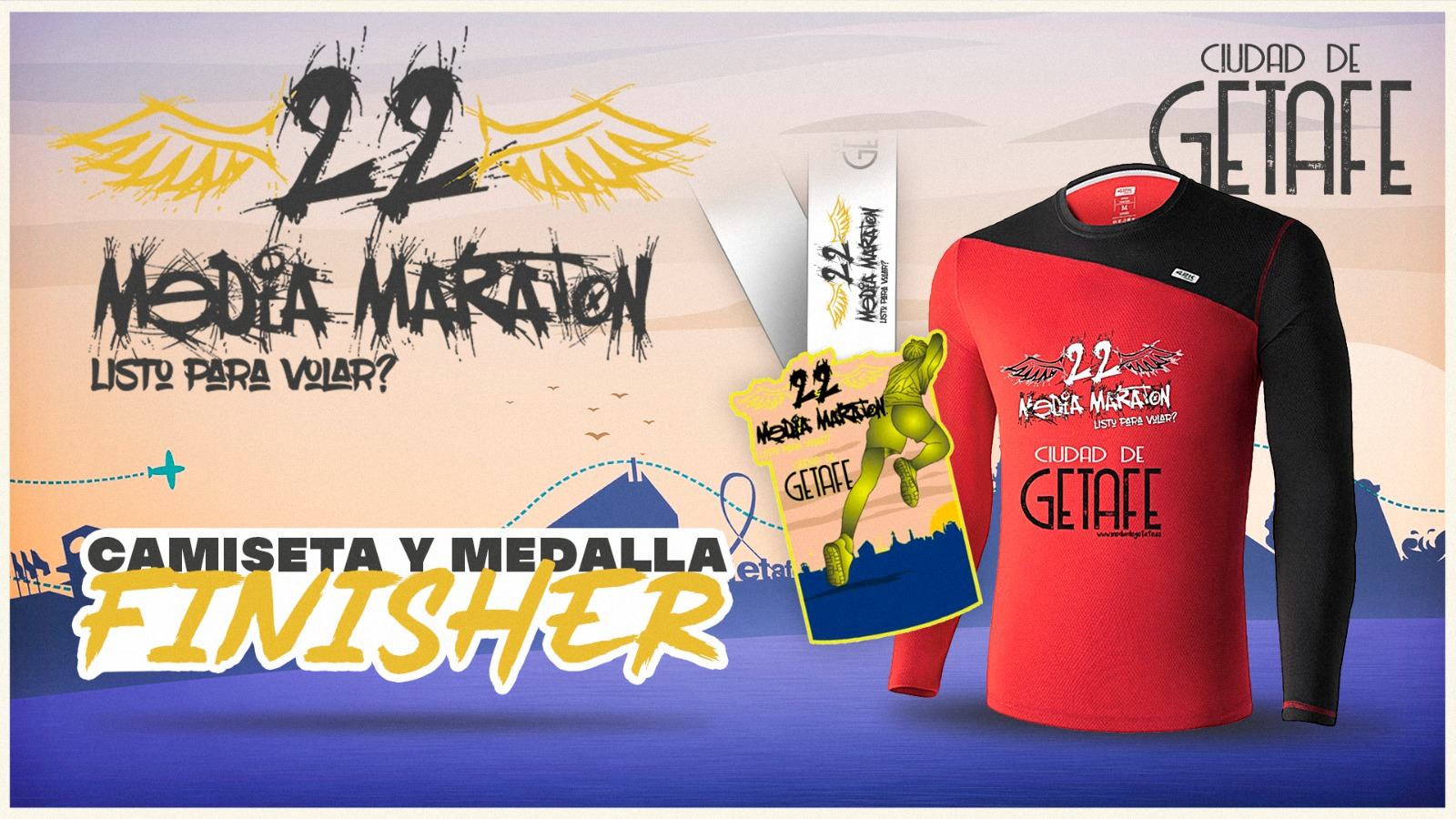 Bolsa del corredor 22 media maratón ciudad de Getafe