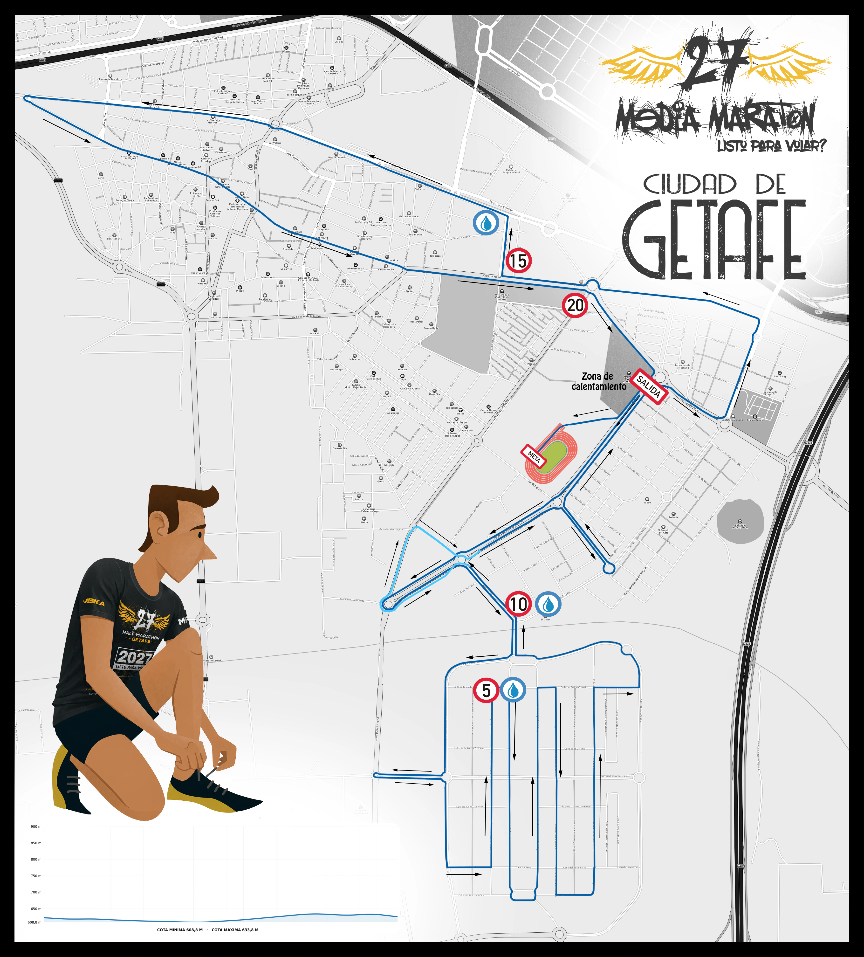 Recorrido 27 Media Maratón Ciudad de Getafe
