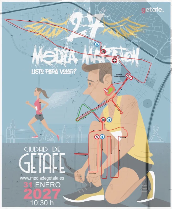 Recorrido 27 Media Maratón Ciudad de Getafe