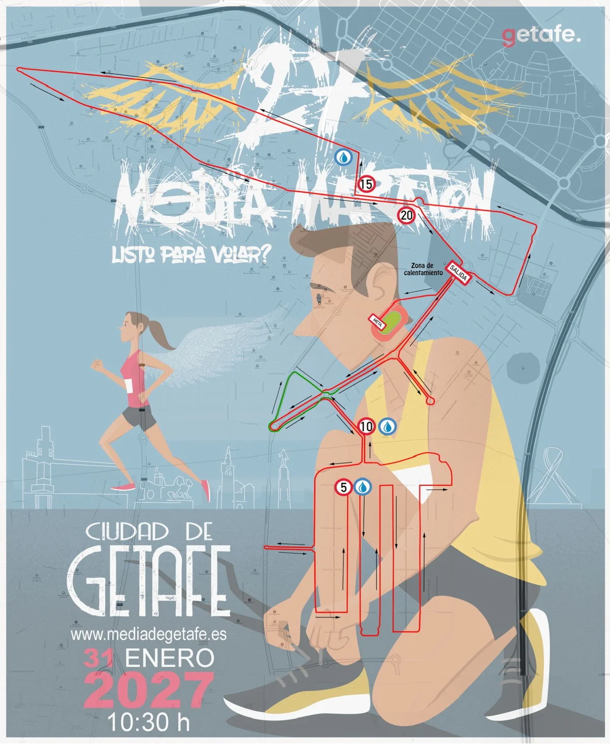 Recorrido 27 Media Maratón Ciudad de Getafe
